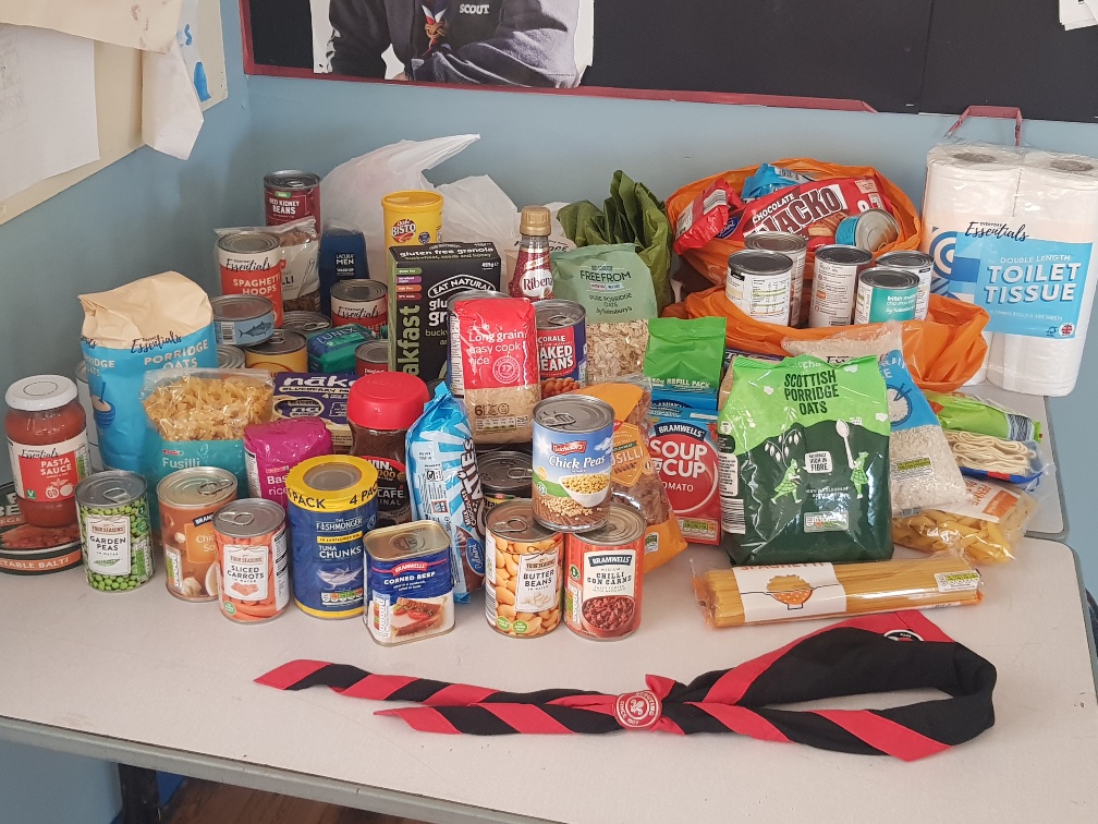 Grace food bank donations